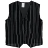 Gangster gilet gestreept