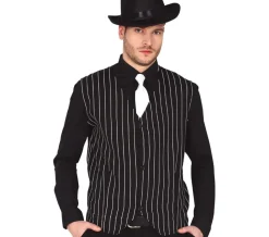 Gangster gilet gestreept