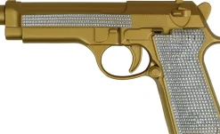 Gangster gouden pistool 25cm