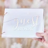 Gastenboek Acryl rosé goud
