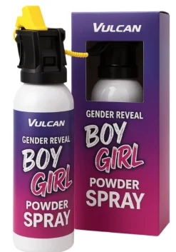 Gender reveal brandblusser