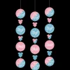 Gender reveal team hangdecoratie