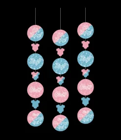 Gender reveal team hangdecoratie