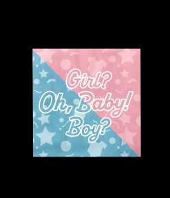 Gender reveal team servetten 16st