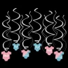 Gender reveal team swirls