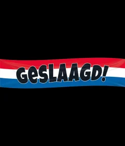 Gevel Banner - Geslaagd rwb