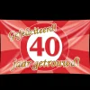 Gevel vlag - 40 jaar getrouwd