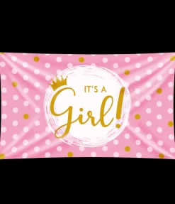 Gevel vlag - It's a girl!