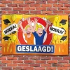 Gevelvlag Hoera Geslaagd 100x150cm