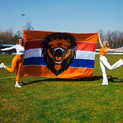 Gevelvlag brullende leeuw XXL