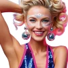 Gezichtstickers Disco Fever glitters