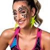 Gezichtstickers Neon Panter