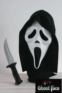 Ghost Face setje masker en mes