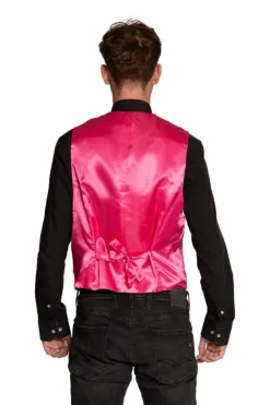 Gilet Pailletten met strik Basic