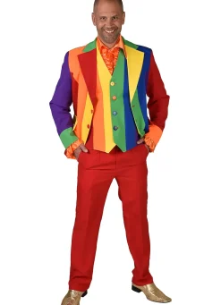 Gilet voor Heren Regenboog Kleuren