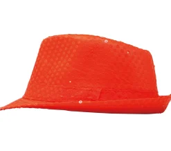 Gleufhoedje neon pailletten