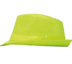 Gleufhoedje neon pailletten