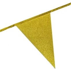 Glitter vlaggenlijn papier 6m