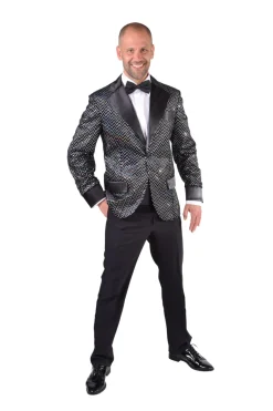 Glitter Colbert heren