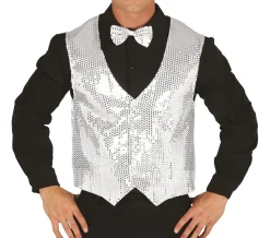 Glitter gilet met pailletten