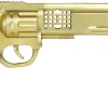Gouden Cowboy revolver 27cm