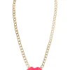 Gouden ketting Lips