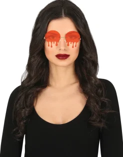 Halloween bril Blood Drops