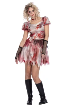 Halloween jurk zombe bloed