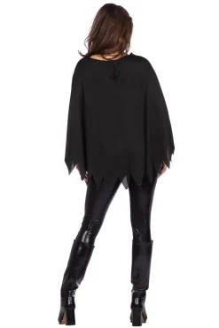 Halloween Poncho Diamond Skeleton