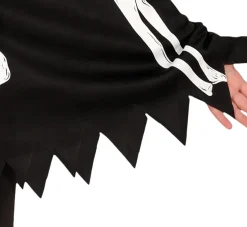 Halloween poncho skelet kinderen