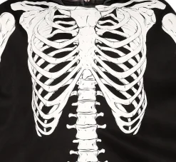 Halloween poncho skelet kinderen