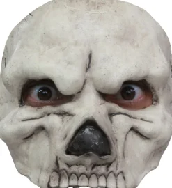 Halve Masker Schedel Wit
