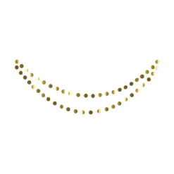 Hangdecoratie metallic discs 5m