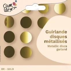 Hangdecoratie metallic discs 5m
