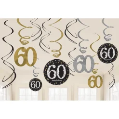 Hangdecoratie Swirl leeftijden Sparkling Celebration
