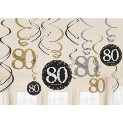 Hangdecoratie Swirl leeftijden Sparkling Celebration