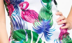Hawaii zomer jurk flamingo