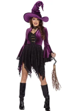 Heksenjurk Purple Velvet
