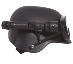 Helm speciale politie met zaklamp