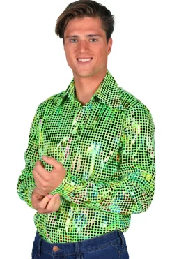 Herenblouse Disco glamour
