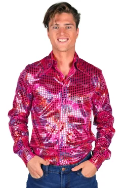 Herenblouse Disco glamour