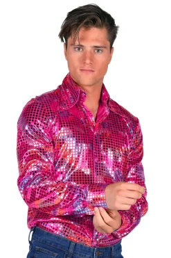 Herenblouse Disco glamour