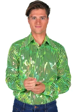 Herenblouse Disco glamour