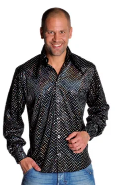 Herenblouse met pailetten