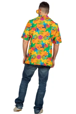 Heren Hemd Hawaii Flowers