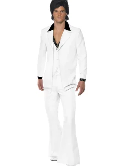 Herenkostuum 80s Miami Vice wit
