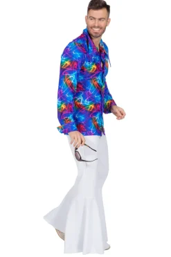 Heren Shirt Disco Atomic