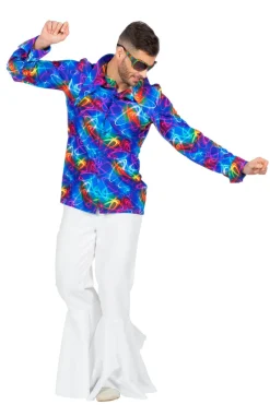 Heren Shirt Disco Atomic