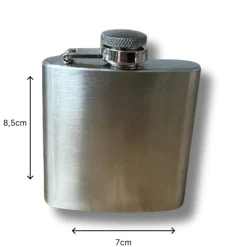 Heupfles RVS 90ml