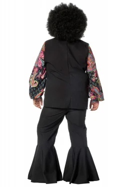 Hippieblouse zwart voor heren
